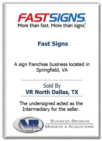 fastsigns franchise sold